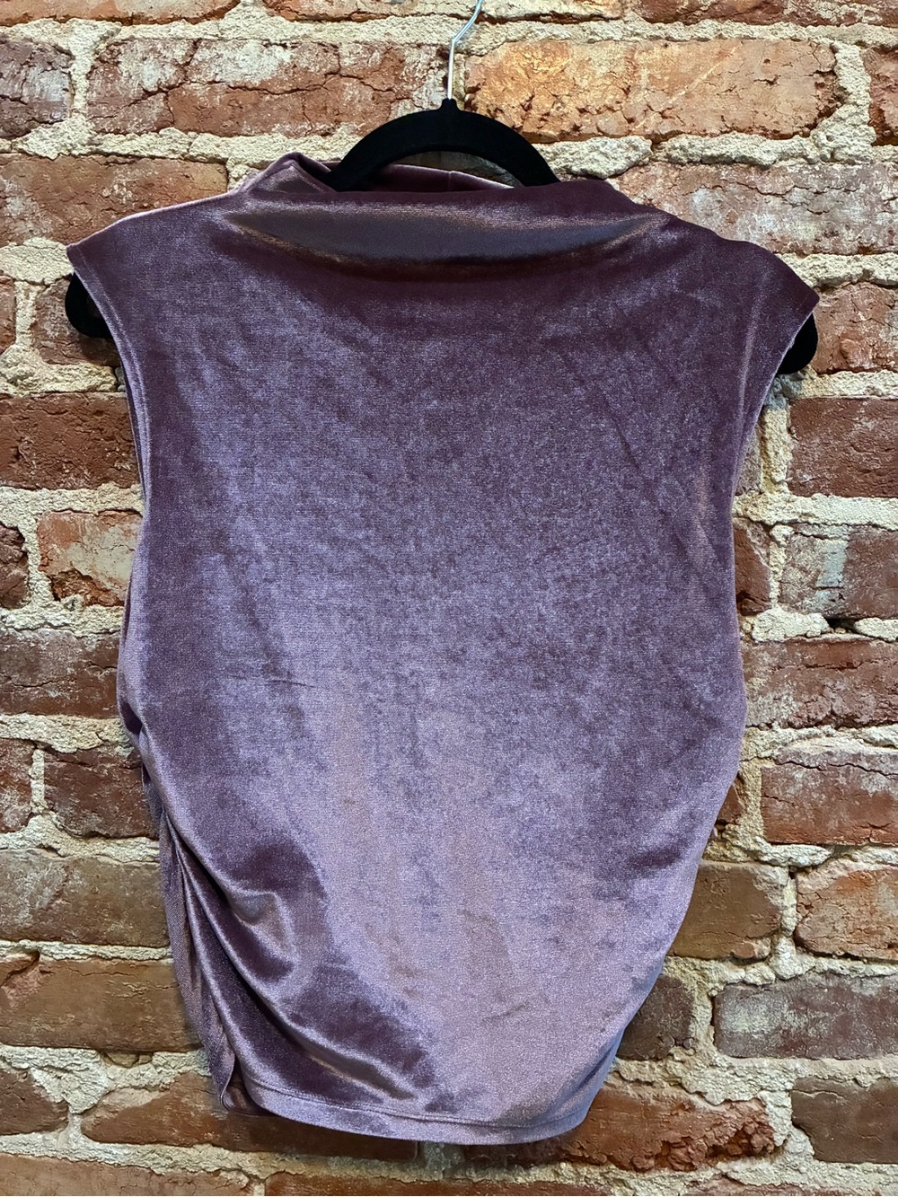 a new day Velvet Cowl Neck Tank in Mauve